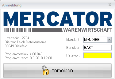 anmeldung
